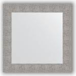 Зеркало в багетной раме Evoform Definite 70x70 см, чеканка серебряная 90 мм (BY 3151)