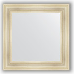 Зеркало в багетной раме Evoform Definite 72x72 см, травленое серебро 99 мм (BY 3156)