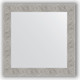 Зеркало в багетной раме Evoform Definite 80x80 см, волна хром 90 мм (BY 3249)