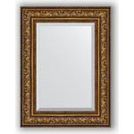 Зеркало с фацетом в багетной раме поворотное Evoform Exclusive 60x80 см, виньетка состаренная бронза 109 мм (BY 3401)
