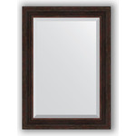 Зеркало с фацетом в багетной раме поворотное Evoform Exclusive 79x109 см, темный прованс 99 мм (BY 3473)