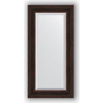 Зеркало с фацетом в багетной раме поворотное Evoform Exclusive 59x119 см, темный прованс 99 мм (BY 3499)