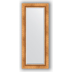Зеркало с фацетом в багетной раме поворотное Evoform Exclusive 56x136 см, римское золото 88 мм (BY 3516)