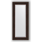 Зеркало с фацетом в багетной раме поворотное Evoform Exclusive 59x139 см, темный прованс 99 мм (BY 3525)