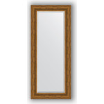 Зеркало с фацетом в багетной раме поворотное Evoform Exclusive 64x149 см, травленая бронза 99 мм (BY 3550)
