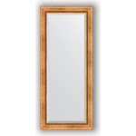 Зеркало с фацетом в багетной раме поворотное Evoform Exclusive 66x156 см, римское золото 88 мм (BY 3568)