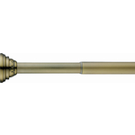 Карниз для ванны Elghansa Monterno прямой, с кольцами, 1035-1850 мм, бронза (CS-1-Bronze)