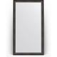 Зеркало напольное с фацетом Evoform Exclusive Floor 110x199 см, в багетной раме - черный ардеко 81 мм (BY 6148)