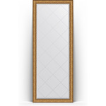 Зеркало напольное с гравировкой Evoform Exclusive-G Floor 79x198 см, в багетной раме - медный эльдорадо 73 мм (BY 6306)