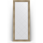 Зеркало напольное с гравировкой Evoform Exclusive-G Floor 82x202 см, в багетной раме - серебряный акведук 93 мм (BY 6321)