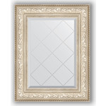 Зеркало с гравировкой поворотное Evoform Exclusive-G 60x78 см, в багетной раме - виньетка серебро 109 мм (BY 4039)