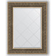 Зеркало с гравировкой поворотное Evoform Exclusive-G 69x91 см, в багетной раме - вензель серебряный 101 мм (BY 4121)