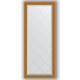 Зеркало с гравировкой поворотное Evoform Exclusive-G 63x153 см, в багетной раме - состаренное золото с плетением 70 мм (BY 4131)