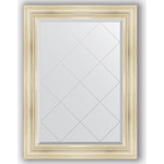 Зеркало с гравировкой поворотное Evoform Exclusive-G 79x106 см, в багетной раме - травленое серебро 99 мм (BY 4203)