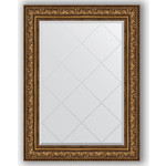 Зеркало с гравировкой поворотное Evoform Exclusive-G 80x108 см, в багетной раме - виньетка состаренная бронза 109 мм (BY 4212)