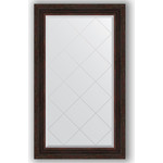 Зеркало с гравировкой поворотное Evoform Exclusive-G 79x134 см, в багетной раме - темный прованс 99 мм (BY 4248)