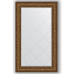 Зеркало с гравировкой поворотное Evoform Exclusive-G 80x135 см, в багетной раме - виньетка состаренная бронза 109 мм (BY 4255)