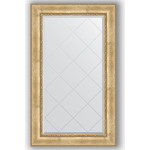Зеркало с гравировкой поворотное Evoform Exclusive-G 82x137 см, в багетной раме - состаренное серебро с орнаментом 120 мм (BY 4256)