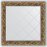 Зеркало с гравировкой Evoform Exclusive-G 86x86 см, в багетной раме - фреска 84 мм (BY 4313)
