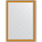Зеркало с гравировкой поворотное Evoform Exclusive-G 130x184 см, в багетной раме - сусальное золото 80 мм (BY 4482)