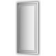 Зеркало в багетной раме поворотное Evoform Ledside со светильником 30,5 W 60x140 см (BY 2215)
