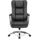 Кресло офисное Brabix Amadeus EX-507 экокожа хром черное (530879)