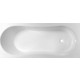 Ванна из литого мрамора Эстет Лаура 170x70 см, прямоугольная на ножках (ФР-00000678)