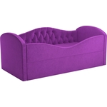 Детская кровать АртМебель Сказка Люкс вельвет фиолетовый