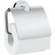 Держатель туалетной бумаги Hansgrohe Logis с крышкой, хром