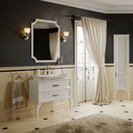 Мебель для ванной Aqwella LaDonna 85x46 белая