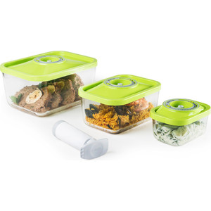 Контейнеры для вакуумных упаковщиков STATUS VAC-Glass-Set Green, VAC-Glass-Set Green
Контейнеры для вакуумных упаковщиков STATUS VAC-Glass-Set Green, VAC-Glass-Set Green