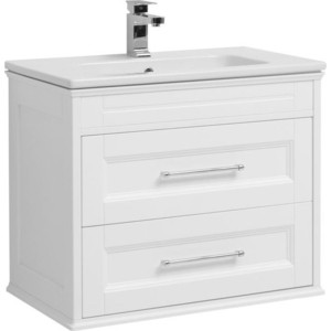 Мебель для ванной Aquanet Бостон М 80 Flat белая матовая