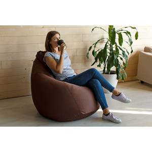 Кресло-мешок DreamBag Коричневое фьюжн 3XL 150x110