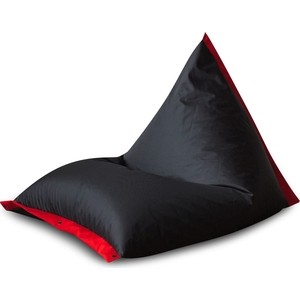 Кресло DreamBag Пирамида черно-красная
