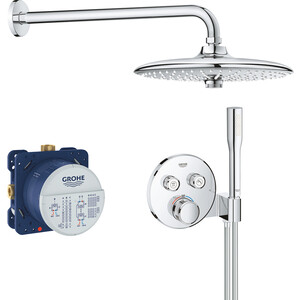Душевая система Grohe Grohtherm SmartControl с термостатом, верхний душ 3 режима (34744000), Grohtherm SmartControl с термостатом, верхний душ 3 режима (34744000)
Душевая система Grohe Grohtherm SmartControl с термостатом, верхний душ 3 режима (34744000), Grohtherm SmartControl с термостатом, верхний душ 3 режима (34744000)