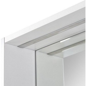 Зеркало Акватон Капри 80 белый, с подсветкой, полочка (1A230402KP010)