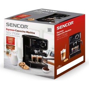 Кофеварка рожковая Sencor SES 1710BK