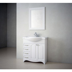 Зеркало Corozo Классика 80 белое (SD-00000271)