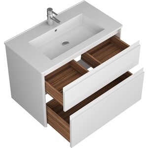 Мебель для ванной Veneciana Aventino 65 с двумя ящиками, белая