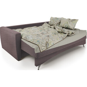 Диван-кровать Шарм-Дизайн Опера 150 рогожка серый