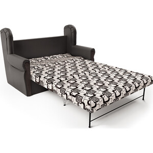 Диван-кровать Шарм-Дизайн Классика 2М шоколад и ромб
