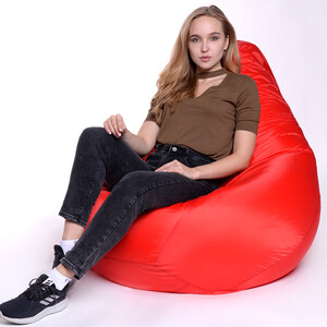 Кресло-мешок Bean-bag Груша красное оксфорд XL