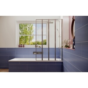 Шторка для ванны Ambassador Bath Screens 90 правая, прозрачная, хром (16041110R)