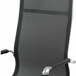 Кресло офисное Brabix Line EX-530 хром/сетка черное (531846)