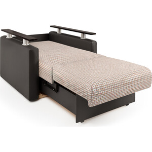Кресло-кровать Шарм-Дизайн Шарм корфу беж и экокожа шоколад