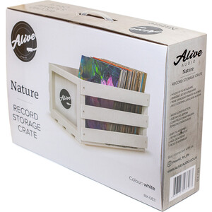 Ящик для 80 пластинок Alive Audio Nature (White) BX-083