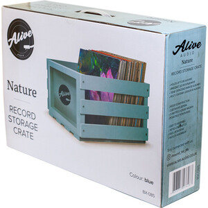 Ящик для 80 пластинок Alive Audio Nature (Blue) BX-085