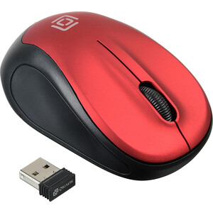 Мышь Oklick 665MW wireless черный/красный