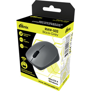 Мышь Ritmix RMW-502 grey