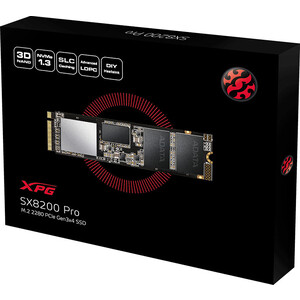 SSD накопитель ADATA 2TB XPG SX8200 Pro, M.2 2280, PCI-E 3x4, [R/W - 3350/2800 MB/s] 3D-NAND TLC
